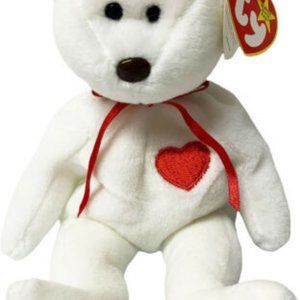 TY Beanie Baby- RARE Valentino with Multiple Tag Errors and Brown Nose- ORIGINAL